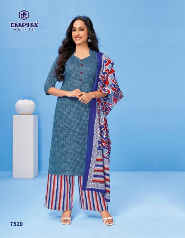 Deeptex Miss India Vol-75 Cotton Designer Dress Material